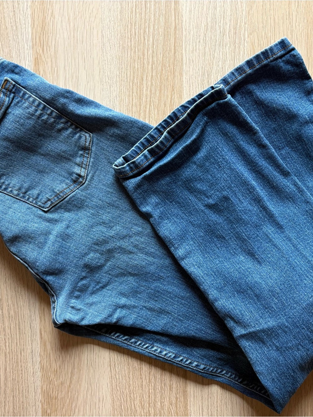 George Men's Slim Straight Blue Denim Jeans